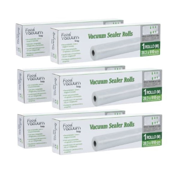 Pack Ahorro 6 Rollos Food Vacuum Bag