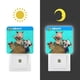 thumbnail image 3 of ¡Jakers! Las Aventuras de Piggley Winks Luz nocturna LED con sensor de anochecer a amanecer para dormitorio, baño, pasillo, escaleras - Lámpara LED nocturna de enchufe, 0.5W - 1 pieza, 3 of 6
