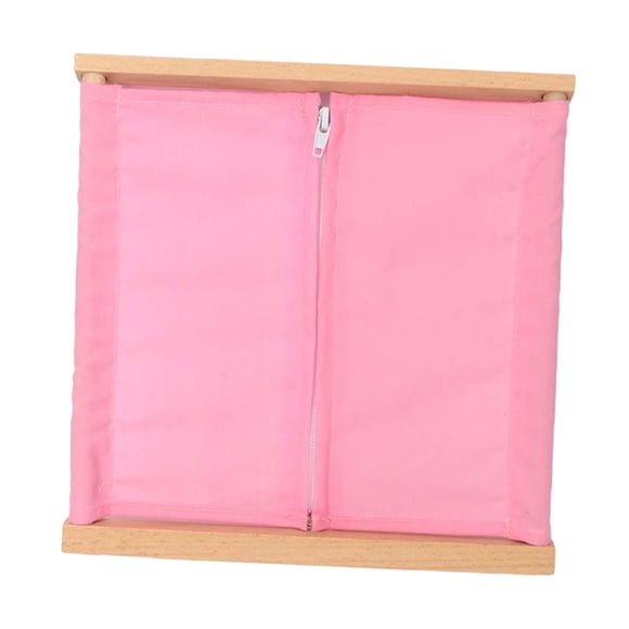 Montessori Toys Busy Board Cards Vestido De Aprendizaje Juguete De Viaje Para Niños Pequeños Cremallera