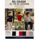 thumbnail image 2 of Pack 6 Poleras De Niños Cuello 100% Algodon Cuello Redondo Rosa-rojo-blanco-negro-gris-azulmarino 10 Lisa, 2 of 3