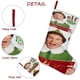 thumbnail image 5 of Elfo Buddy Canta Tema: Calcetines de Navidad, fino lino blanco para colgar en escaleras y chimenea, decoración navideña para el hogar, regalo de Navidad.54cm×38cm, 5 of 5