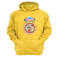 Genérico - Polerón Canguro Niña De Las Montañas Amarillo Talla Xs Unisex