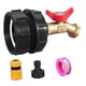 thumbnail image 2 of Adaptador De Bolsa IBC, Instalación Sencilla, Adaptador De Manguera De Agua Para Manguera De Jardín, 6 Piezas, 2 of 3