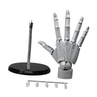 Bothyi - Modelo De Mano Derecha Flexible, Ornamento, Mano De Maniquí De Artistas Para Pintar, Dibujar, Gris
