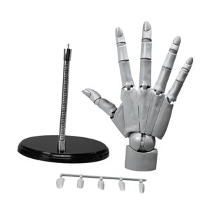 Bothyi - Modelo De Mano Derecha Flexible, Ornamento, Mano De Maniquí De Artistas Para Pintar, Dibujar, Gris