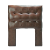 Espumaquel - Respaldo 1 Plaza Pu Café Oscuro Cp Alice