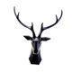 thumbnail image 1 of Figura Geométrica De Animal Con Escultura De Cabeza De Ciervo Para Sala De Vacaciones, Porche L Negro, 1 of 5