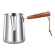 thumbnail image 3 of Cafetera Turca Para Calentar Té Y Leche, Taza Para Espumar Leche, Para Bar O Cafetería, 600 Ml, 8 Cm X 11,5 Cm, 3 of 5