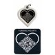 thumbnail image 3 of Juego de Medallón y Llavero Turning Hearts, 3 of 9