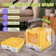 thumbnail image 2 of Caja de arena HOMAGICO extra grande amarilla de doble acceso, 2 of 6