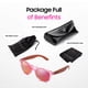 thumbnail image 5 of Anteojos de Sol cloudfield con Lentes Rosas Polarizadas y Madera, 5 of 7