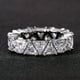 thumbnail image 4 of Elegant Triangle Zircon Ring - 18k Gold Plated Promise Ring for Women - Perfect for Evening Parties and Cocktail Parties, 4 of 5