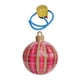 thumbnail image 2 of Bola Inflable De Navidad, Accesorios De 20 Pulgadas, Bola De Navidad Para Exterior, Festival, Jardín, Rejilla Roja, 2 of 5