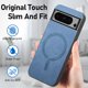 thumbnail image 2 of Magnetic Slim Case for Google Pixel 8 Pro with Camera Guard & Anti-Scratch Back Blue, 2 of 6