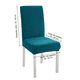 thumbnail image 2 of Pack X6 De Fundas Para Silla Elástica Ajustable Texturizada Azul, 2 of 4