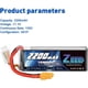thumbnail image 2 of Batería LiPo Zeee 3S 2200mAh 120C 11.1V XT60 RC, 2 of 3