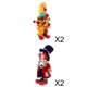 thumbnail image 5 of 4 Uds. Mu?eco Bufón Payaso De Cerámica Divertido En Traje Colorido Regalo De Cumplea?os Para Ni?os, 5 of 5