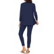 thumbnail image 3 of INSPIRE CHIC Conjuntos de Pijama para Mujer de Manga Larga Modal Ropa de Dormir Suave y Cómoda Conjunto de 2 Piezas Pj a Juego Parte Superior Pantalones Ropa de Dormir Ropa de Casa L Azul Real, 3 of 6