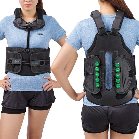 Corsé ortopédico TODDOBRA TLSO de espalda completa, talla grande, ajustable