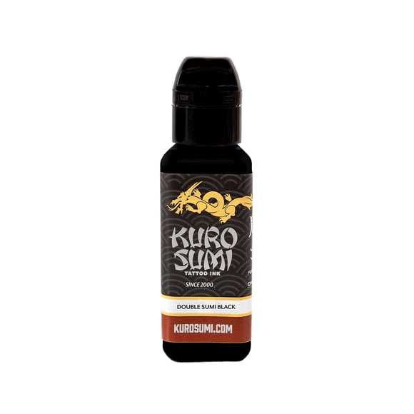 Tinta líquida Kuro Sumi 42 ml vegana negra