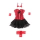 thumbnail image 2 of Traje Completo De Ropa De Muñeca Femenina Femenina A 1/6 Para 12 '' Figura De Acción Femenina Negro, 2 of 5