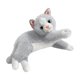 thumbnail image 5 of Gato Realista De Peluche Coleccionable Regalo De Cumplea?os Adorable Abrazable Realista Gris, 5 of 5