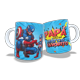 thumbnail image 1 of Tazon Taza día del papá, padre capitán américa, 1 of 1