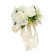 thumbnail image 1 of Arreglo Elegante Del Ramo De La Novia De La Boda Para La Decoración Del Partido De La Iglesia Blanco, 1 of 5