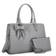 thumbnail image 1 of Bolso Maletin Bow 15.6+ Bolso De Mano - Gris, 1 of 3