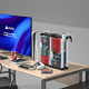 thumbnail image 5 of Torre de Almacenamiento de Videojuegos, Estantería de Almacenamiento de Videojuegos Vertical u Horizontal para Juegos de PS5 PS4 Xbox Incluye 2 Ganchos para Auriculares-46 UNIDADES, 5 of 8
