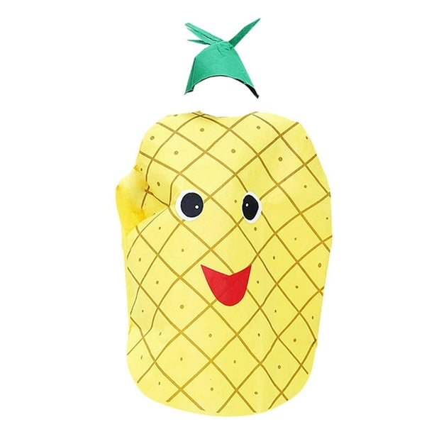 Disfraz De Fruta De Terciopelo Para Niños – Ideal Para Halloween, Cosplay Y Fiestas Temáticas | Apto Para Alturas De 90-110 Cm