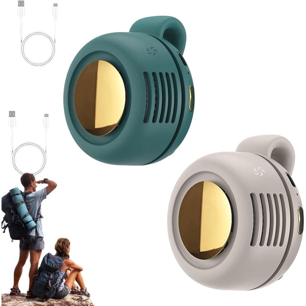 Ventilador mini clip portátil 360° rotación pareja ajustable 3 velocidades exterior oficina