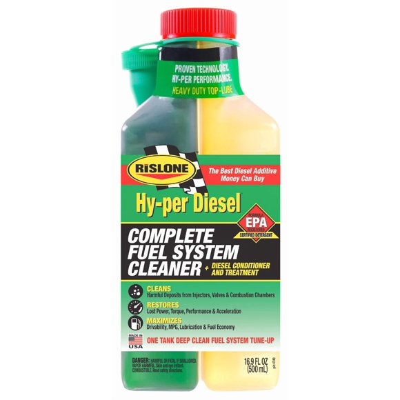 Limpiador de Sistema de Combustible Rislone Hy-per Diesel 500 ml