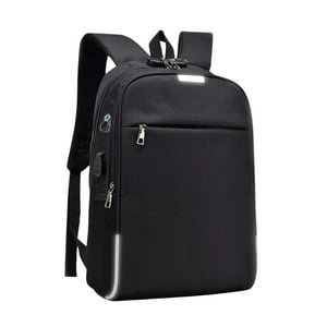 Importclick - Mochila Notebook Impermeable Con Usb Negro 46X30X15 Cm