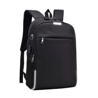 Importclick - Mochila Notebook Impermeable Con Usb Negro 46X30X15 Cm