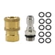 thumbnail image 5 of Conectores De Manguera De Latón De 1/4 Pulgadas Adaptadores Mangueras De Riego Accesorios 5000 PSI, 5 of 5