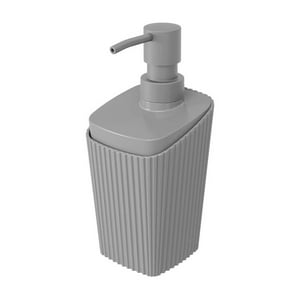 Coza - Dispensador De Jabón Liquido 350Ml New Square Gris Frío Gris