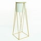 thumbnail image 1 of Porta Macetero Pedestal Maceta Plantas Blanco Dorado, 1 of 8