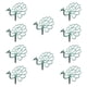 thumbnail image 1 of 10x Anillos De Soporte Para Plantas De Jardín, Estacas De Soporte Para Plantas De Pavo Real Para Césped De Parque, 1 of 5