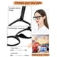 thumbnail image 4 of Lentes de Lectura AEZUNI Oversize Cuadrados Negros 1.5, 4 of 6