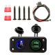 thumbnail image 3 of Car Auto Motocicleta 12V 24V Cargador USB Panel De Enchufe Para Barco Marino ATV, 3 of 5