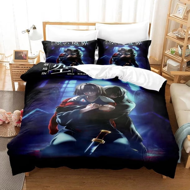 The Garden of Sinners Bedding Set Single Twin Full Size Bed Set Adult Kid Bedroom Duvetcover Sets Anime Bed Sheet Set Bed Sheets