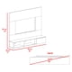 thumbnail image 3 of Panel TV 65" Dassel 150x132,5x29,6 Cm Blanco Y Fresno, 3 of 3