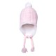 thumbnail image 1 of Gorro Bebé Niña Tejido Trenzado Rosado, 1 of 2