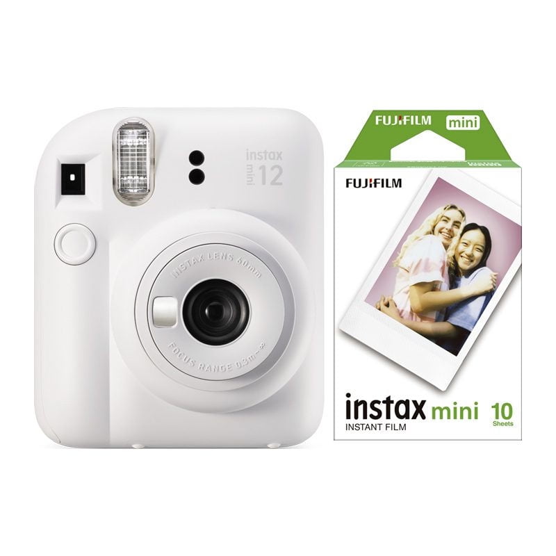 Fujifilm - Kit Mini 12 Camara Blanca + Film 10