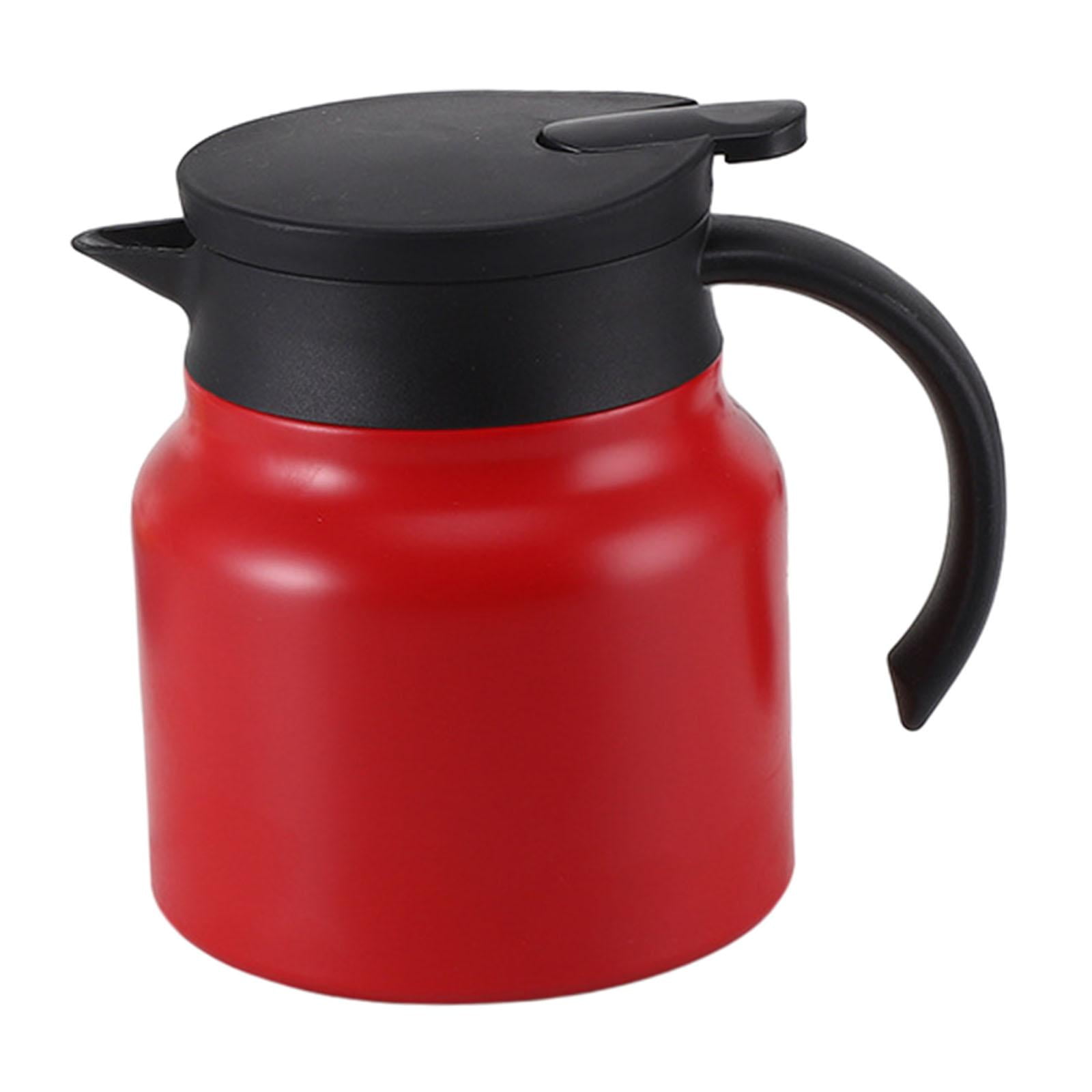 Bothyi - Tetera Térmica Para Café, Tetera Aislante Para Cocina, Hogar, Restaurantes, Color Rojo