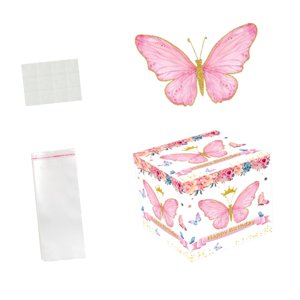 Magideal - Caja De Regalo De Dinero, Cajón De Dinero Para Cumpleaños, Divertido Artículo Para Fiesta, Caja De Dinero Para Cumpleaños, Regalo En Efectivo Para Niñ Mariposa