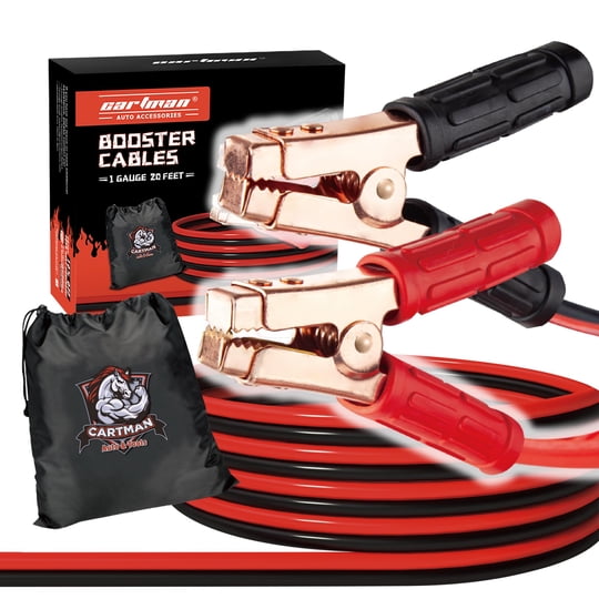 Cables De Arranque Cartman 6 m 800 a De Alta Resistencia Con Bolsa