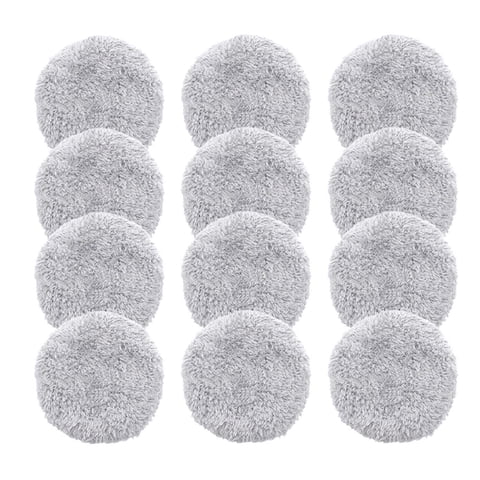 Bothyi - 12 Almohadillas De Repuesto Para Robot Limpiador De Ventanas, Accesorio De Textura De Felpa