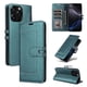 thumbnail image 1 of Premium Wallet Case for iPhone 14 Pro with Card Slots & Kickstand, Flip Cover Green, 1 of 6